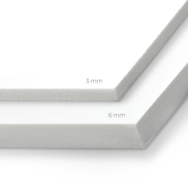 White PVC 3 &amp; 6mm