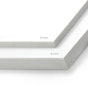 PVC blanco 3 y 6mm